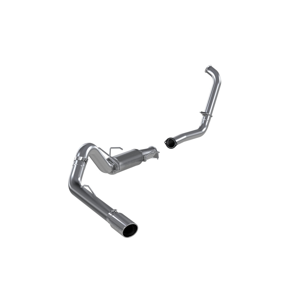 MBRP Exhaust 4in. Turbo Back; Single Side (Stock Cat) Exit; T409