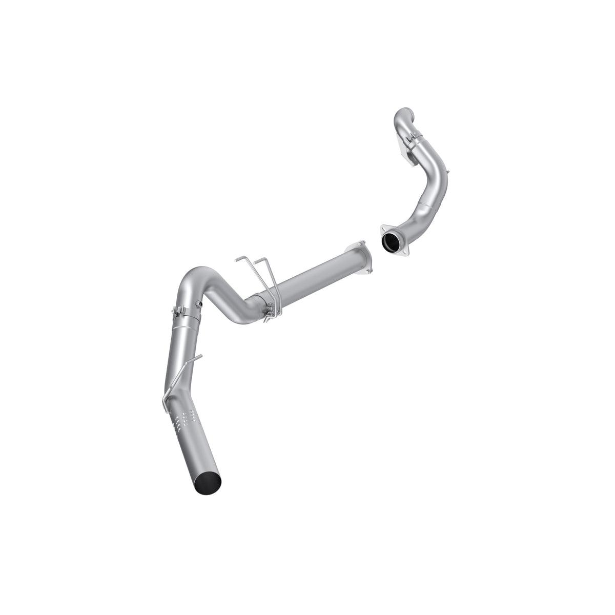 MBRP Exhaust 4in. Filter-Back, Single Side with Downpipe, No Muffler