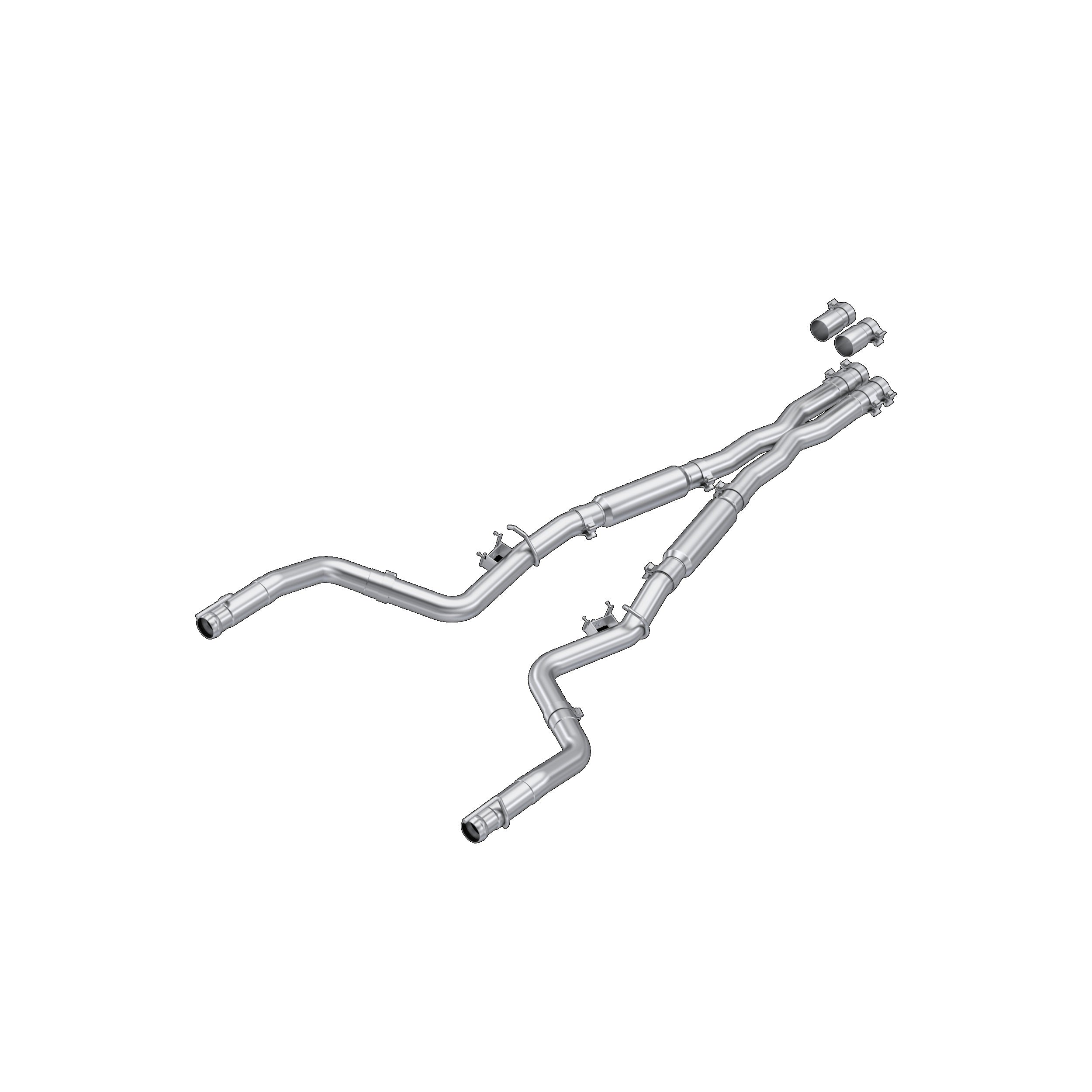 MBRP Exhaust 3in. Cat Back; Dual Rear