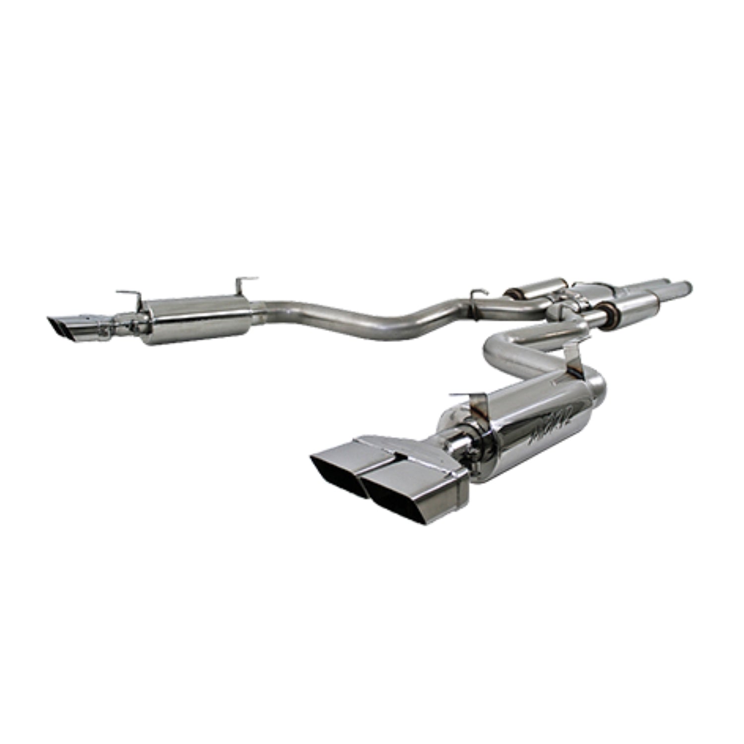 MBRP Exhaust 3in. Cat Back; Dual Split Rear; T304