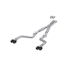 MBRP Exhaust 3in. Cat Back; Dual Rear; Quad Tips