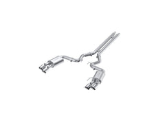 MBRP Exhaust 3in. Cat Back; with Quad 4in. Dual Wall Tips; Street Version; AL
