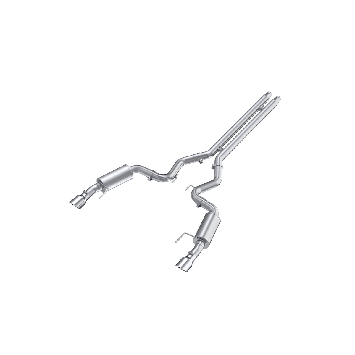 MBRP Exhaust 3in. Cat Back; Dual Split Rear; Street Version; 4.5in. tips; AL