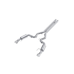 MBRP Exhaust 3in. Cat Back; Dual Split Rear; Street Version; 4.5in. tips; AL