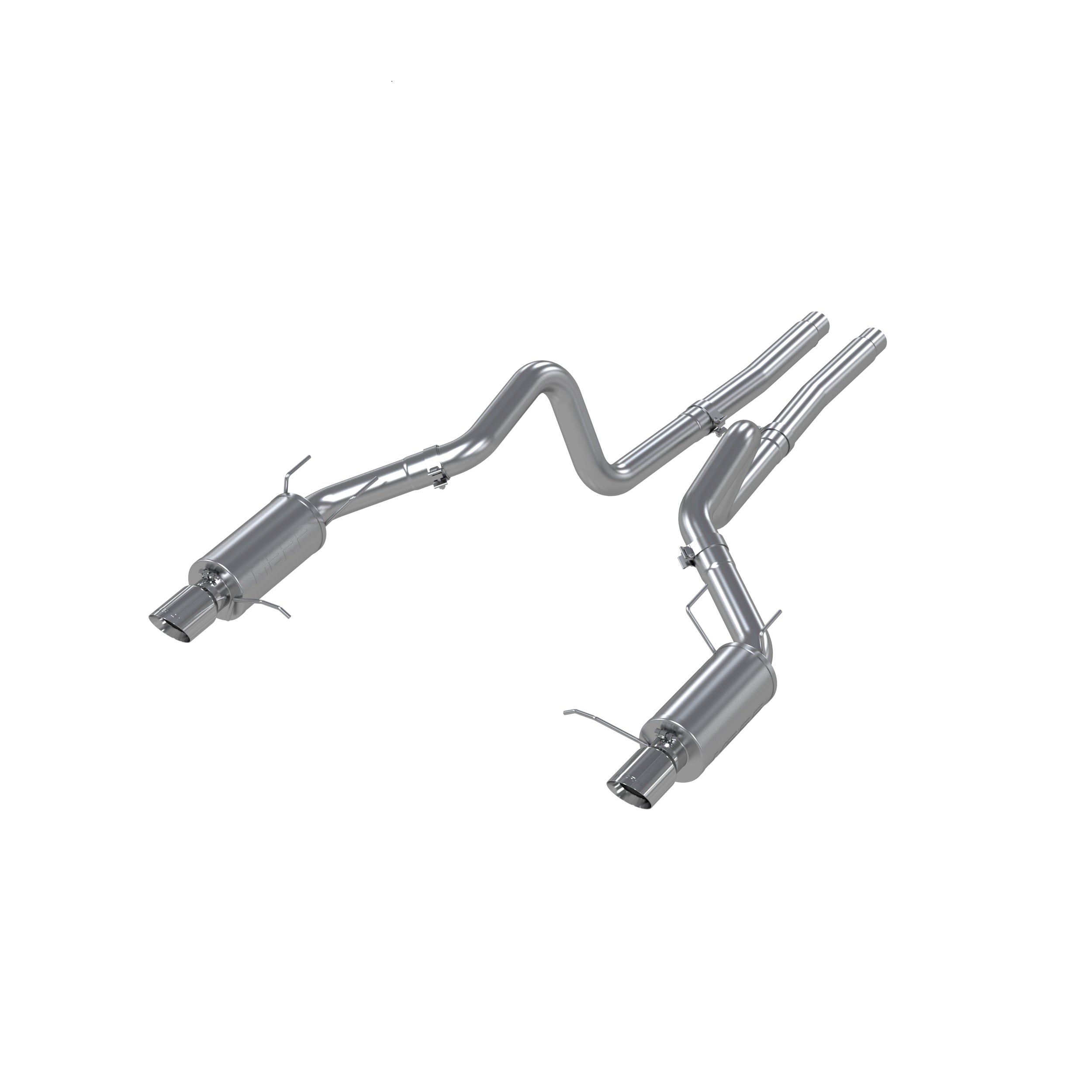 MBRP Exhaust 3in. Cat Back; Dual Split Rear; Street Version; T409