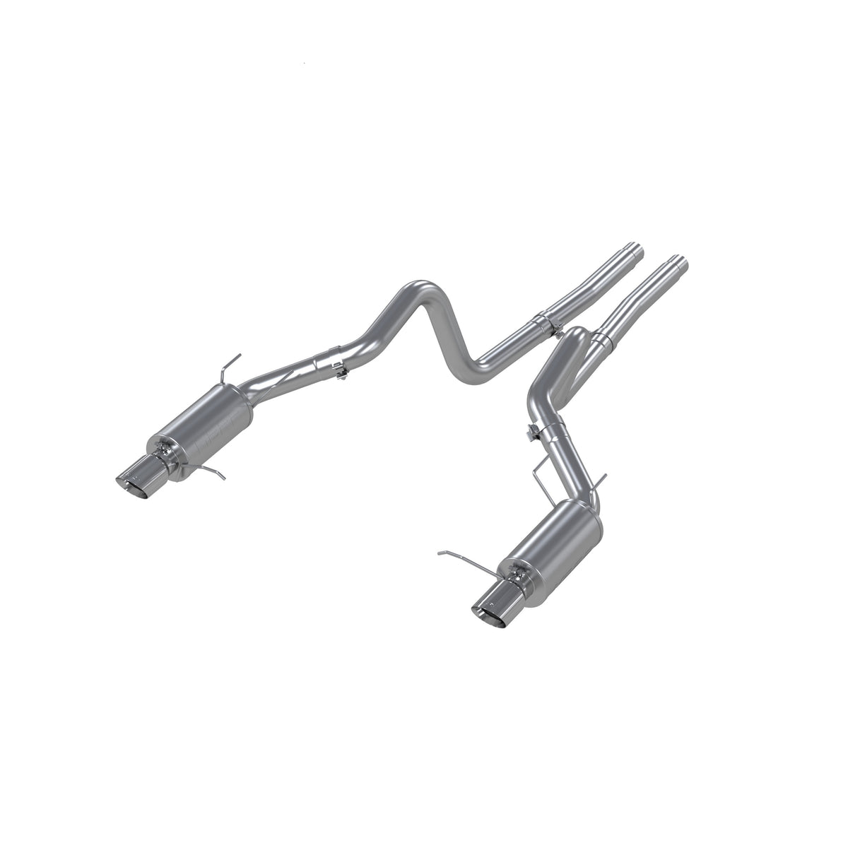 MBRP Exhaust 3in. Cat Back; Dual Split Rear; Street Version; T409