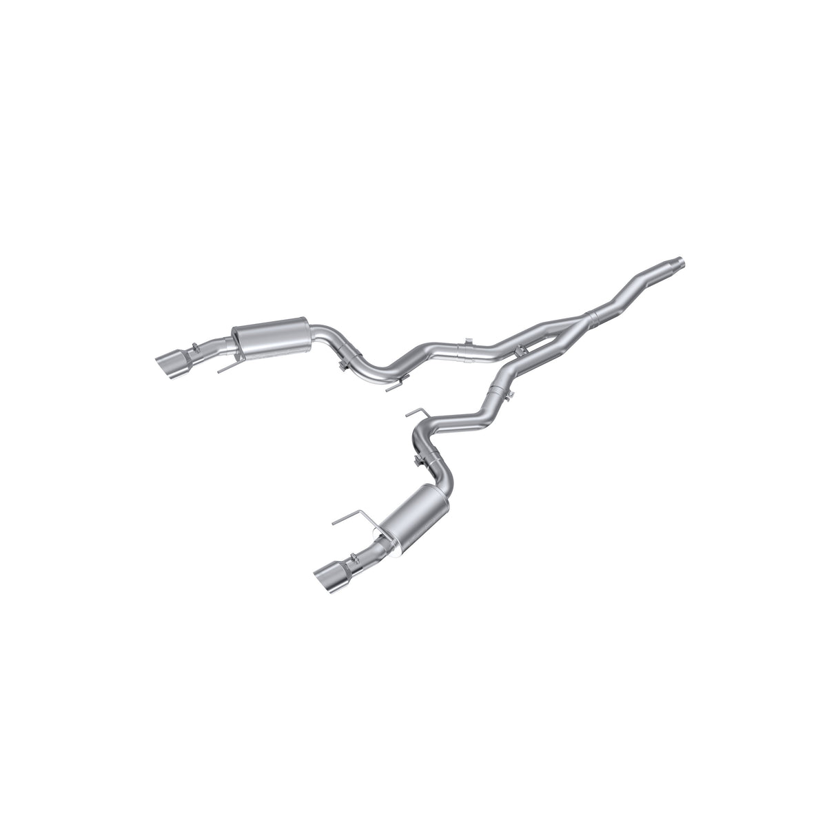 MBRP Exhaust 3in. Cat Back; Dual Split Rear; Street Version; 4.5in. tips; T409