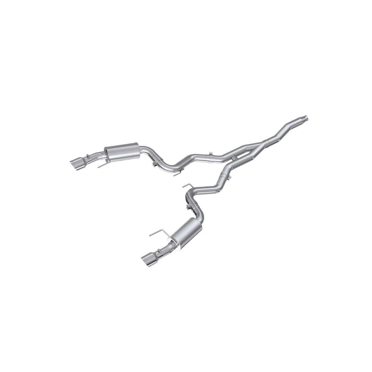 MBRP Exhaust 3in. Cat Back; Dual Split Rear; Street Version; 4.5in. tips AL