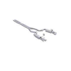 MBRP Exhaust 3in. Cat Back; with Quad 4in. Dual Wall Tips; Street Version; AL
