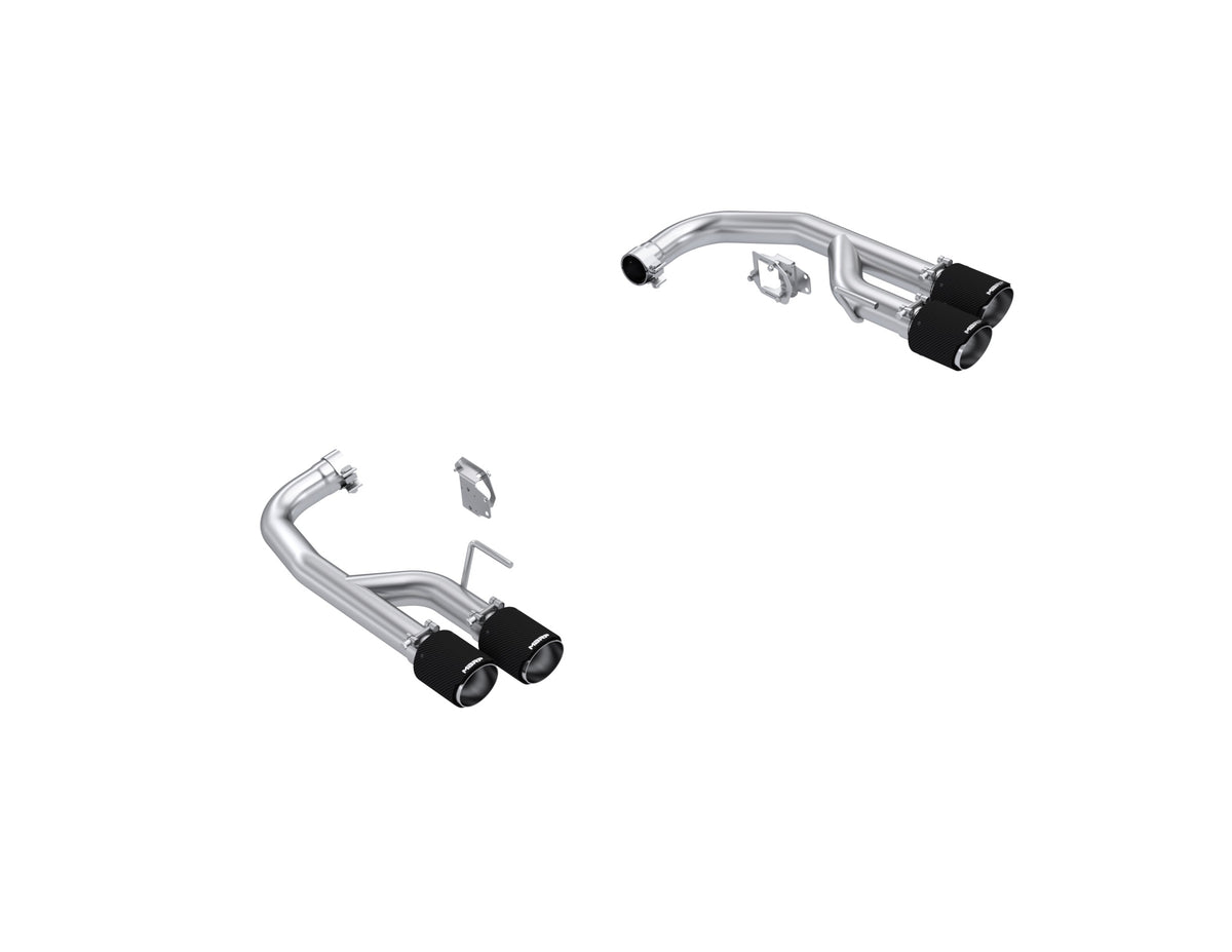 MBRP Exhaust 2.5in. Axle-Back with Quad 4in. CF Tips; Race Version; T304