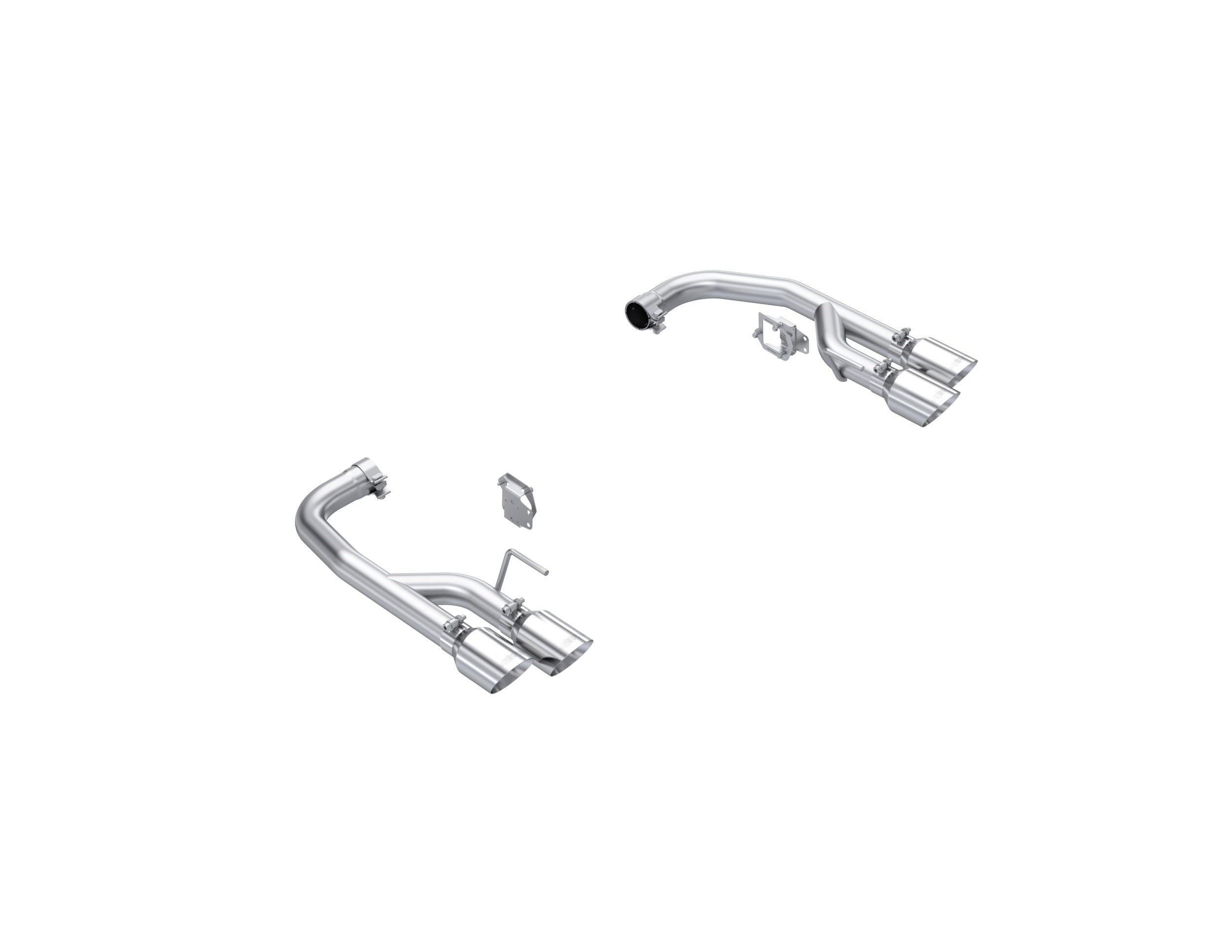 MBRP Exhaust 2.5in. Axle-Back with Quad 4in.Tips; Race Version; AL