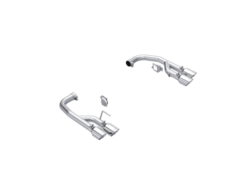 MBRP Exhaust 2.5in. Axle-Back with Quad 4in.Tips; Race Version; AL