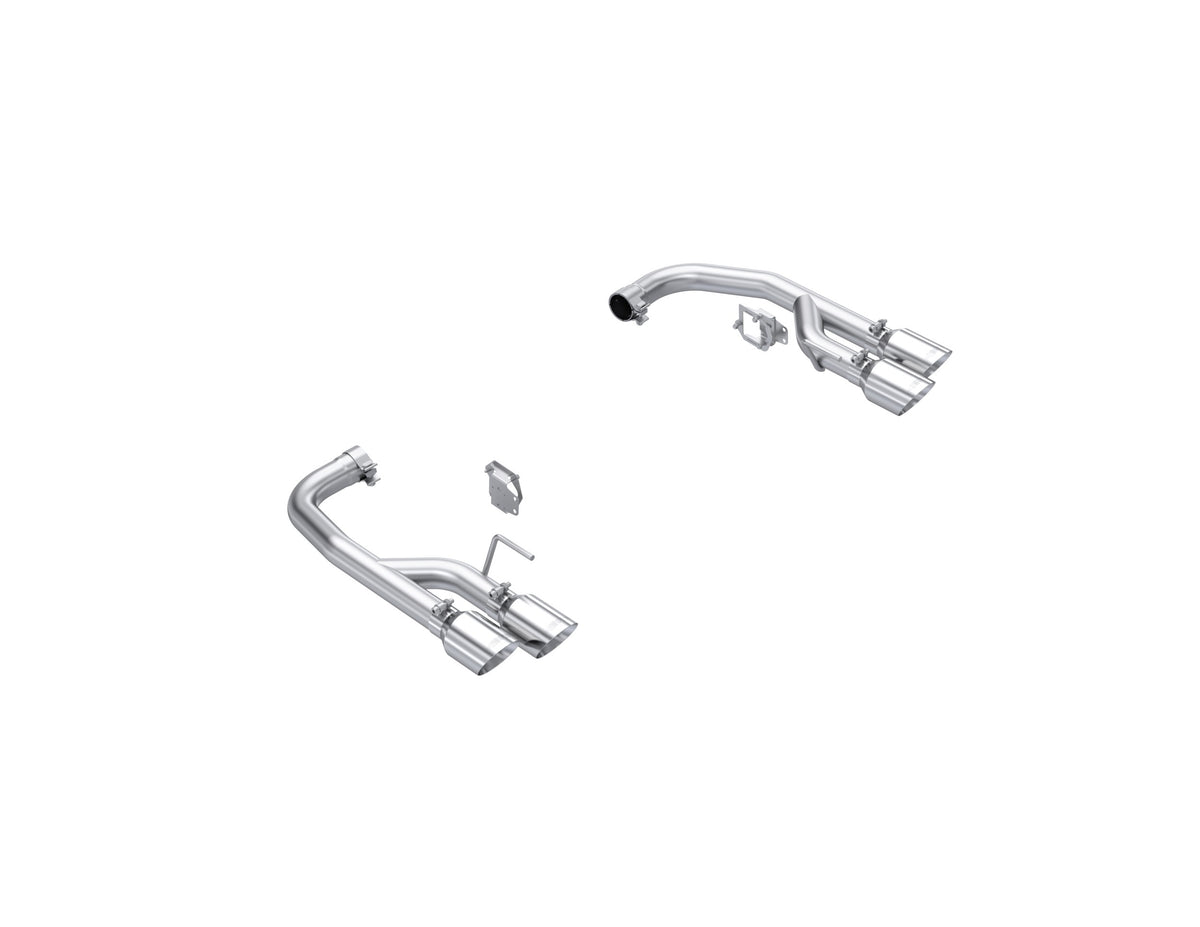 MBRP Exhaust 2.5in. Axle-Back with Quad 4in.Tips; Race Version; AL