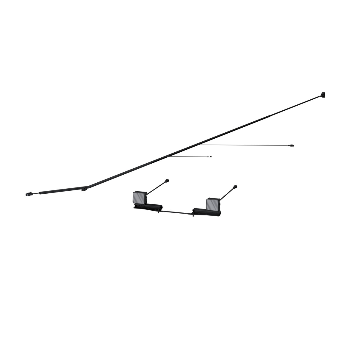 MBRP Exhaust Bumper Light Kit, Amber Spot Beam