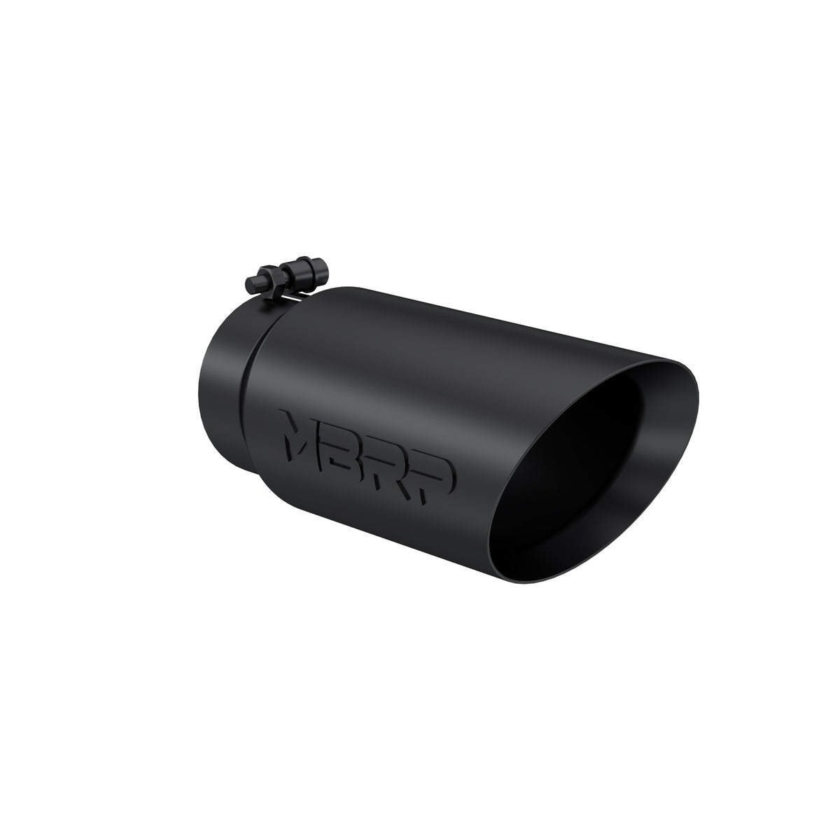 MBRP Exhaust T5053BLK Tip. 5in. O.D.. Dual Wall Angled. 4in. inlet 12in. Length. BLK