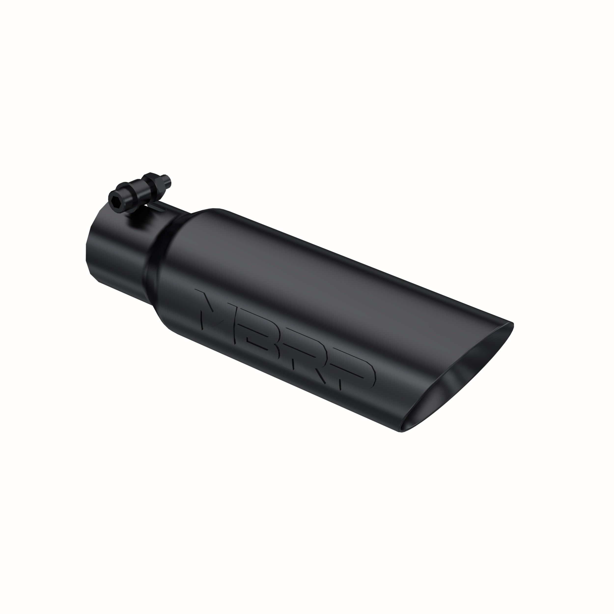 MBRP Exhaust T5106BLK Tip. 3in. O.D. Dual Wall Angled 2in. inlet 12in. Length. BLK