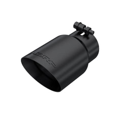 MBRP Exhaust T5122BLK Tip. 4in. O.D.. Dual Wall Angled. 3in. inlet. 8in. Length.