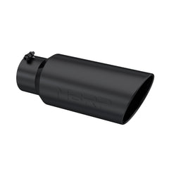 MBRP Exhaust T5127BLK Tip. 7in. O.D.. Rolled End. 5in. inlet 18in. in length. BLK.
