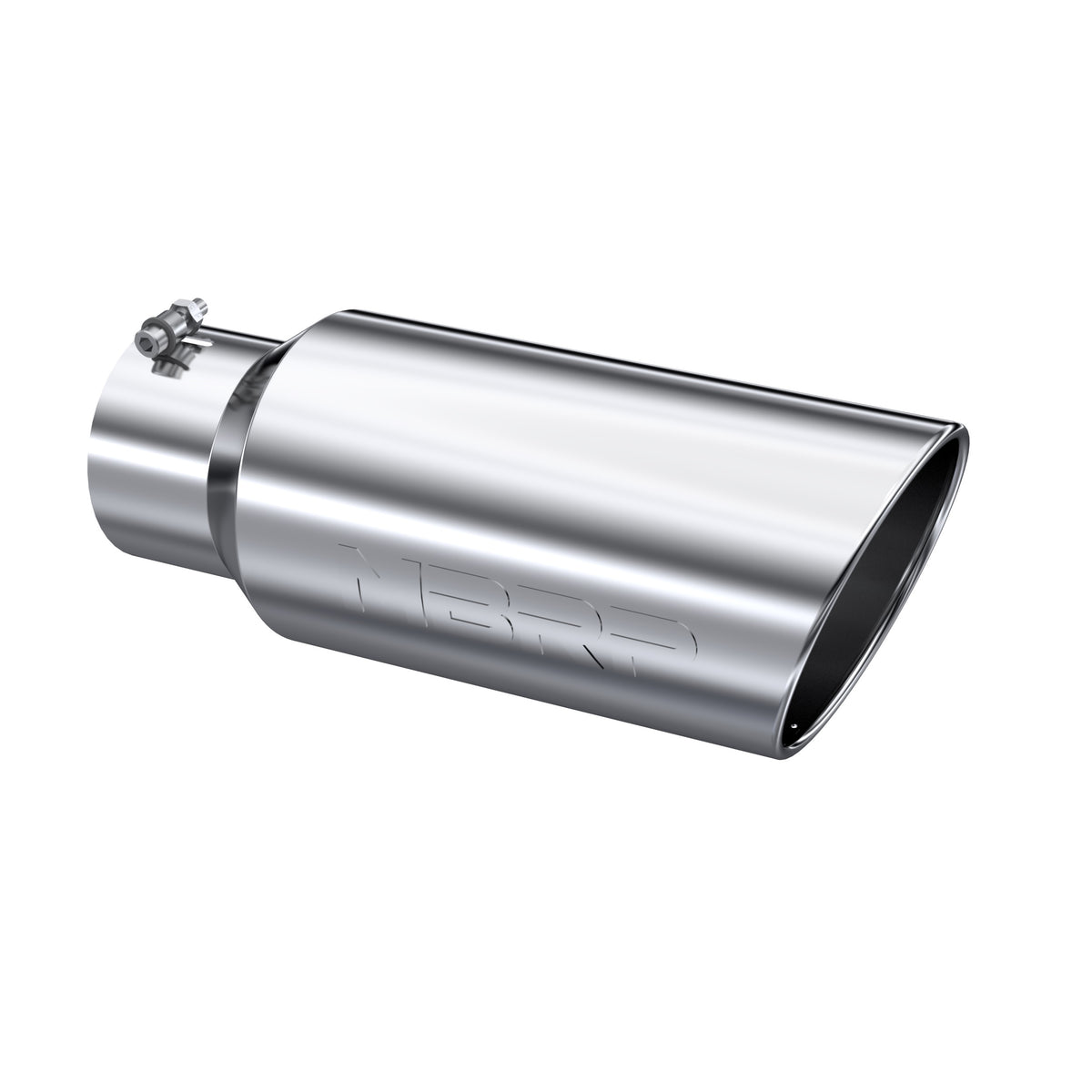 MBRP Exhaust T5127 Tip. 7in. O.D.. Rolled End. 5in. inlet 18in. in length. T304.