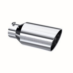 MBRP Exhaust T5129 Tip. 8in. O.D.. Rolled End. 5in. inlet 18in. in length. T304.