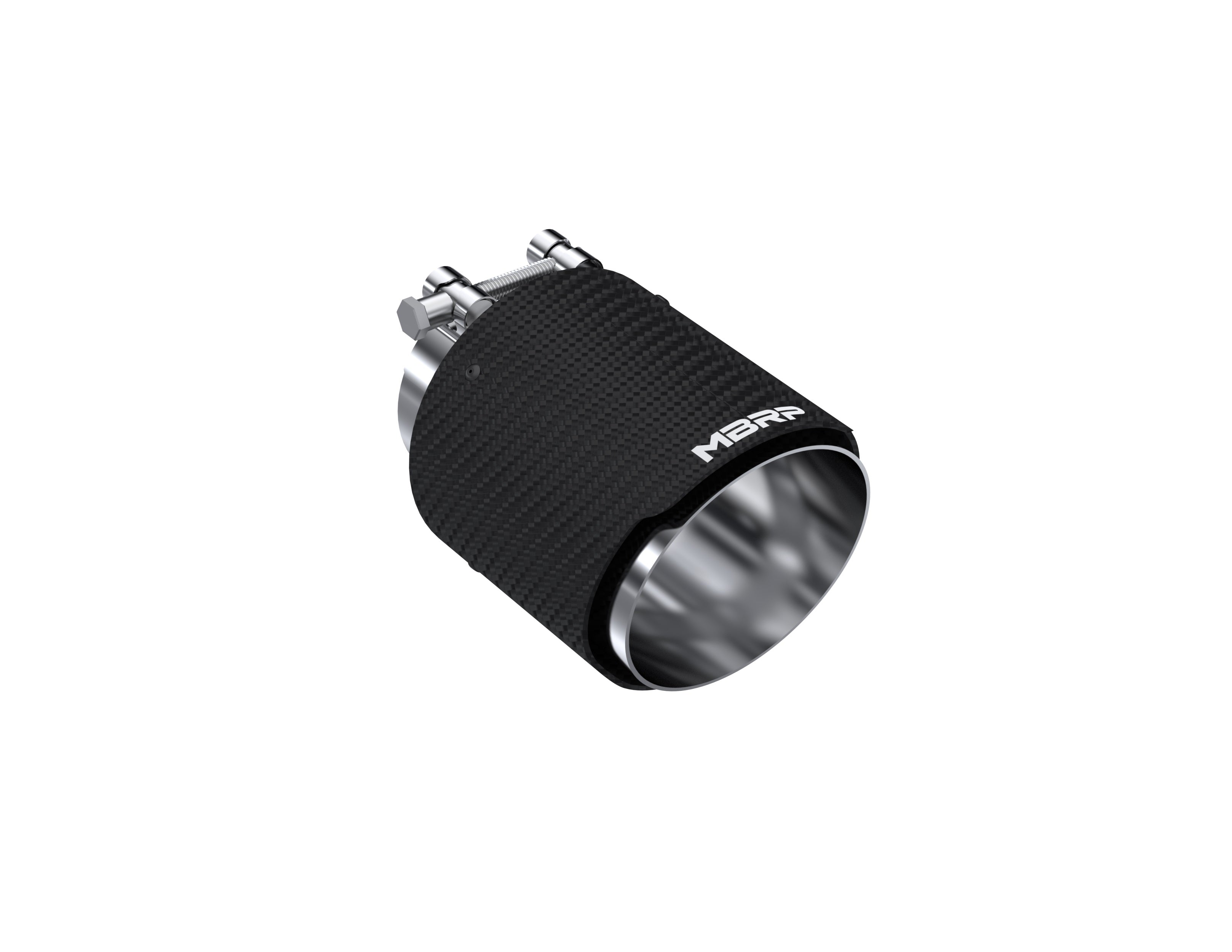 MBRP Exhaust T5180CF Tip. 4.5in. O.D Out. 3in. ID. Dual Wall. CF T304