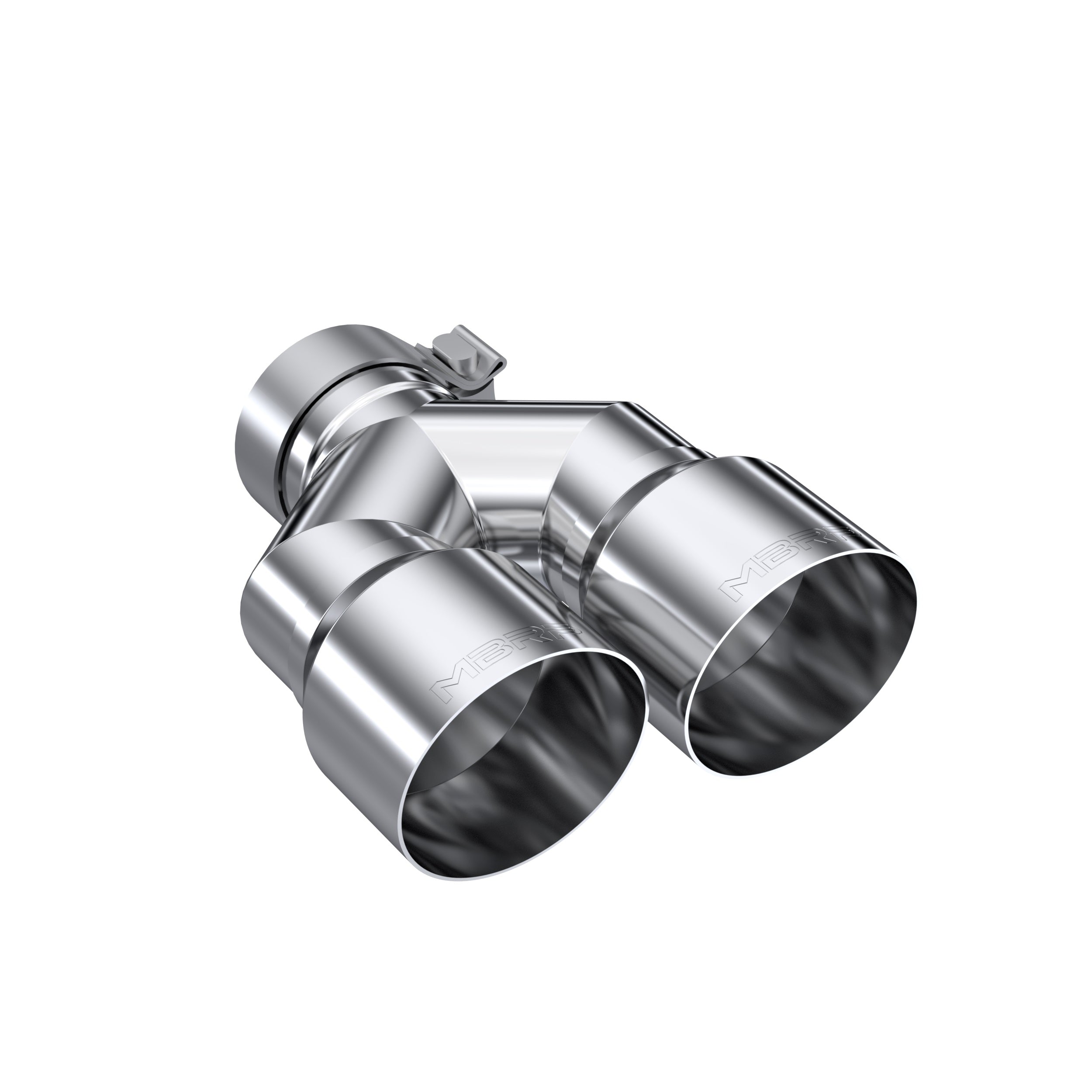 MBRP Exhaust T5183 Tip. 4in. OD Dual Out. 3in. ID. Single Wall. T304