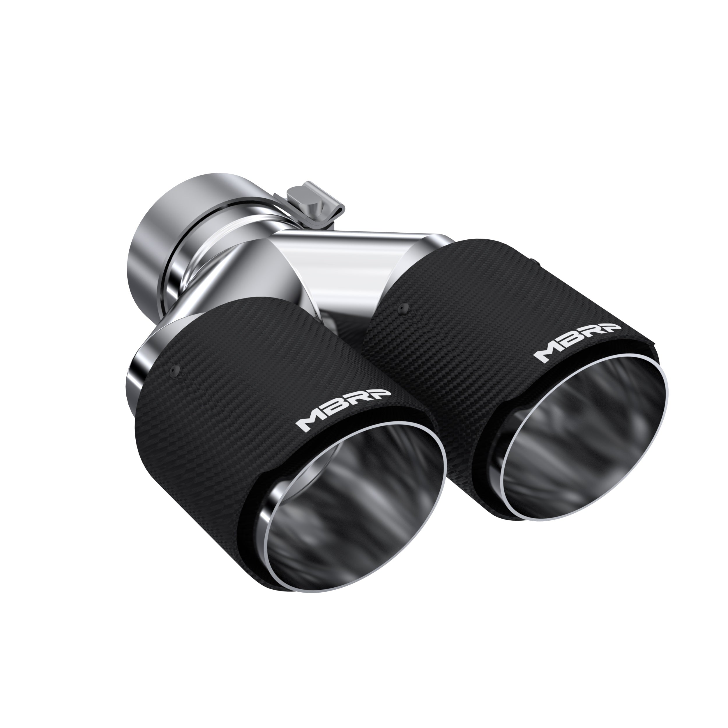 MBRP Exhaust T5183CF Tip. 4in. O.D Out. 3in. ID. Dual Wall. CF T304