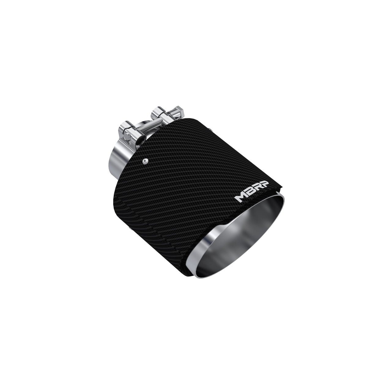 MBRP Exhaust T5190CF Tip. 5in. OD Out. 2.5in. ID. 6.5in Length. Dual Wall. CF T304