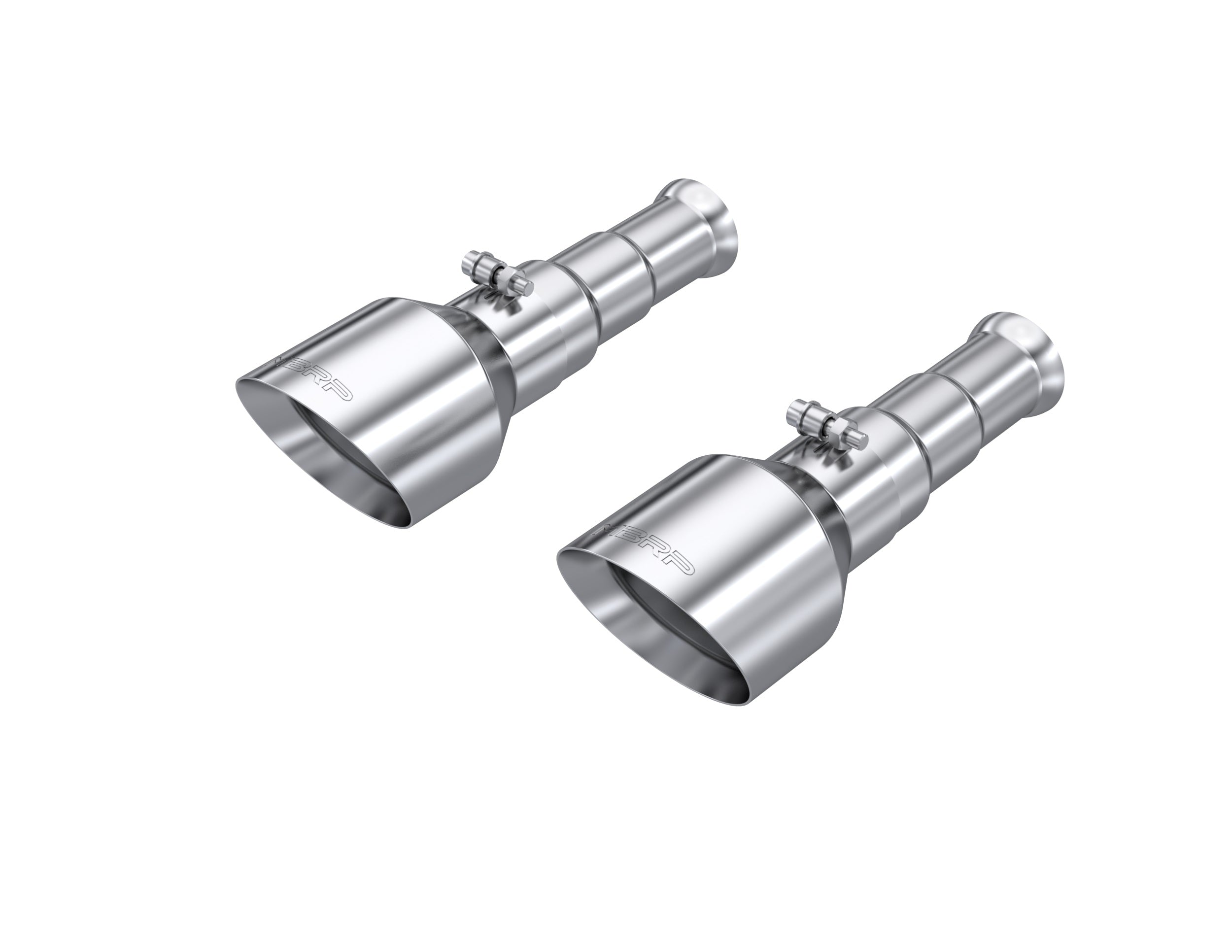 MBRP Exhaust 5in. OD Dual Wall Angle Cut Exhaust Tips, Sold in Pairs.