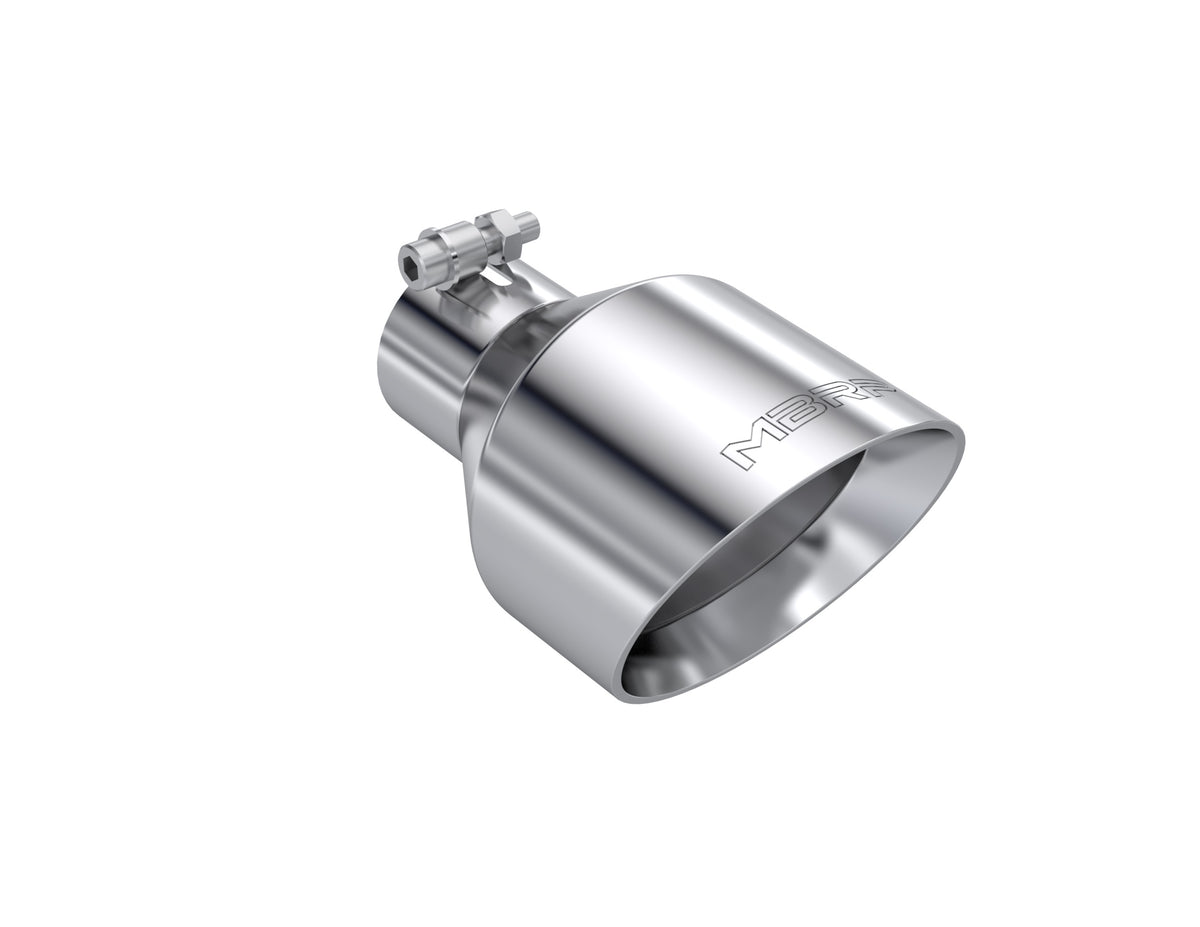 MBRP Exhaust T5203 2.5in ID, 5in OD, 8in Length, Angled.