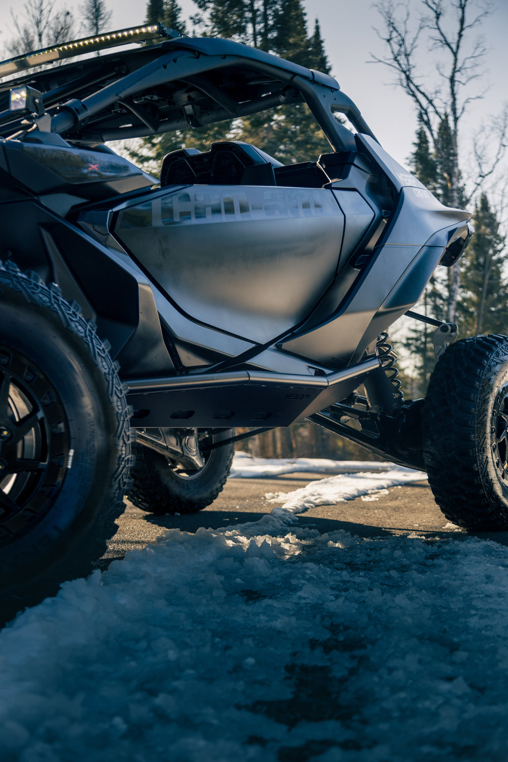MBRP Black-Coated Rock Slider Kit