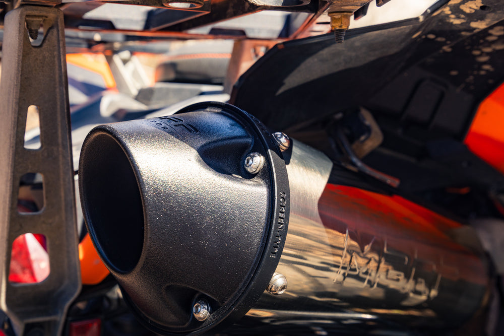 Polaris 5-Inch Slip-on Muffler with Billet Encap