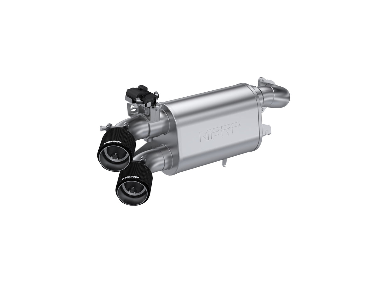 Polaris Active Dual Outlet Slip-on Muffler.