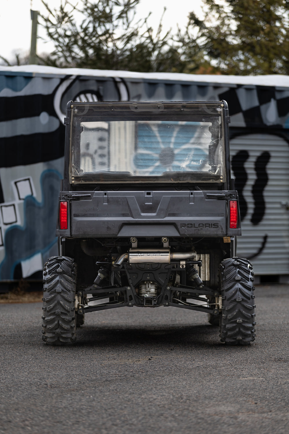 Polaris Slip-on Muffler.