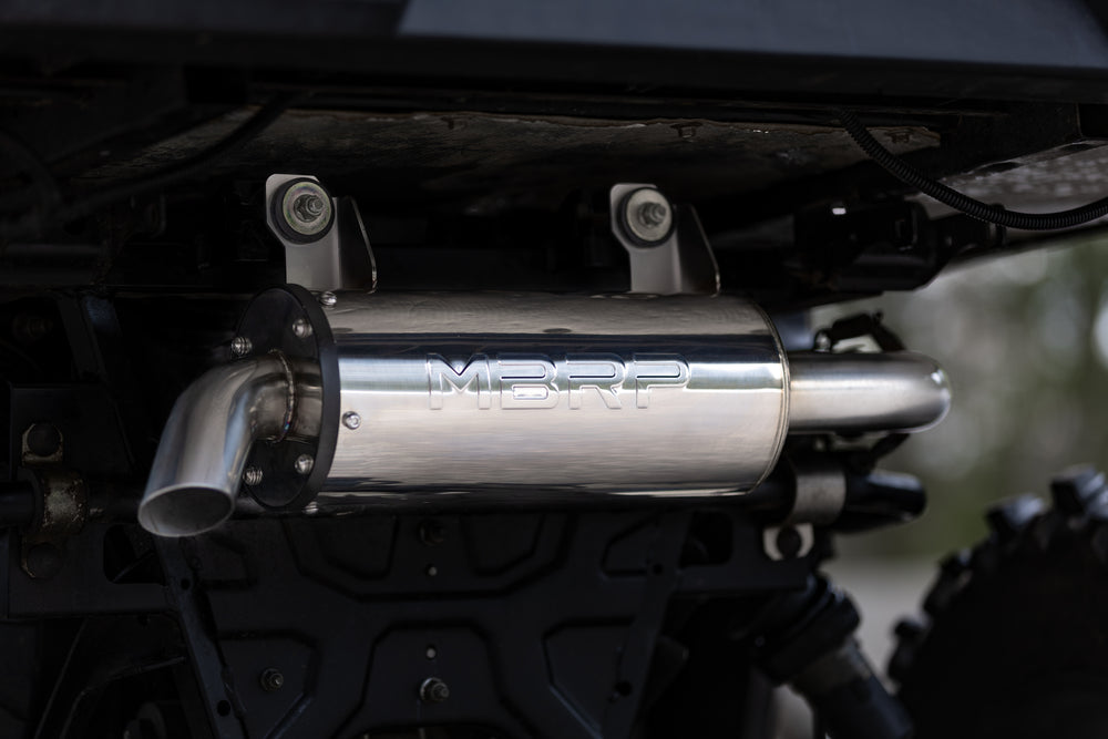 Polaris Slip-on Muffler.