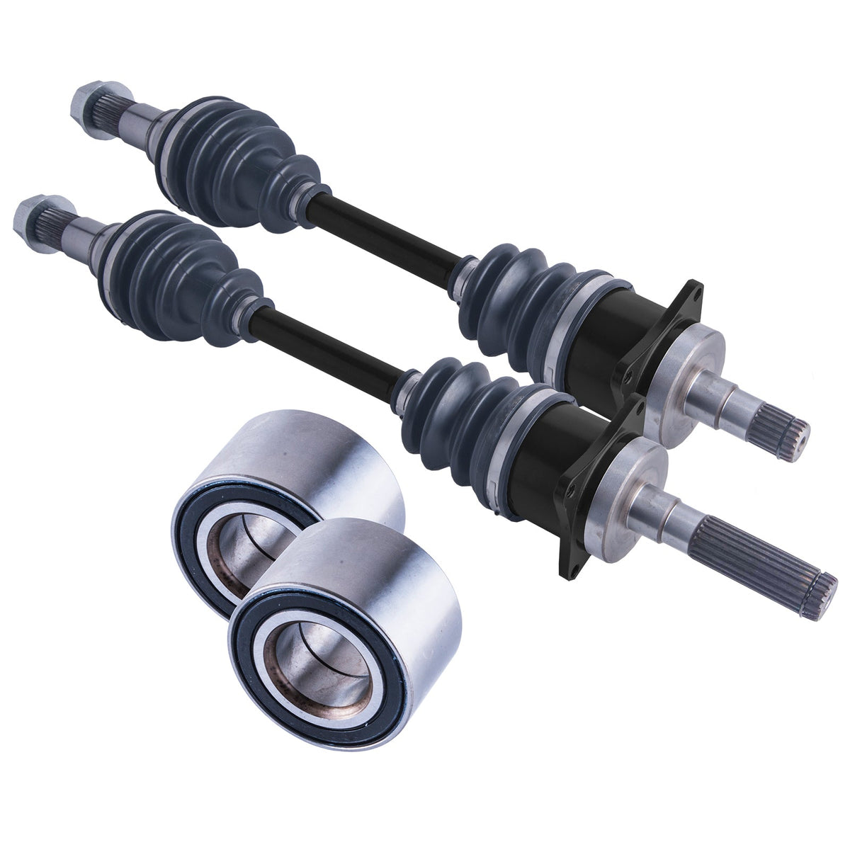 Can Am Renegade Outlander 400 650 800 Front Axles and Wheel Bearing Set 2006 - 2015
