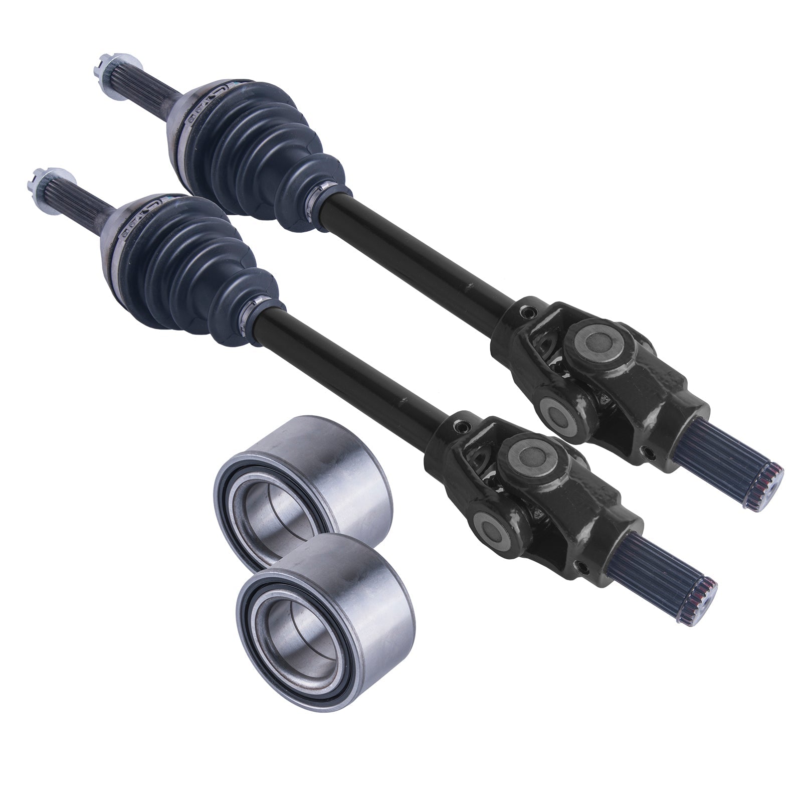 Polaris Magnum Sportsman 330 500 700 Front Axles and Wheel Bearing Set 2002 - 2005
