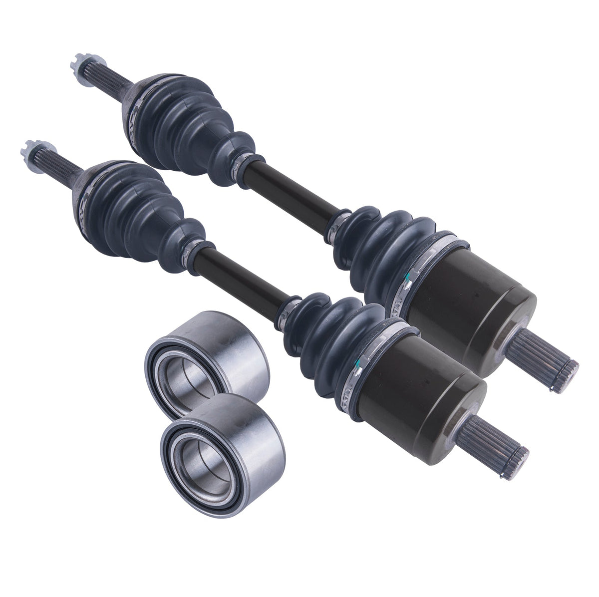 Polaris Sportsman 500 700 800 Front Axles and Wheel Bearing Set 2005 - 2006