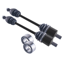 Polaris Sportsman Scrambler 550 850 1000 Front Axles and Wheel Bearing Set 2009 - 2015