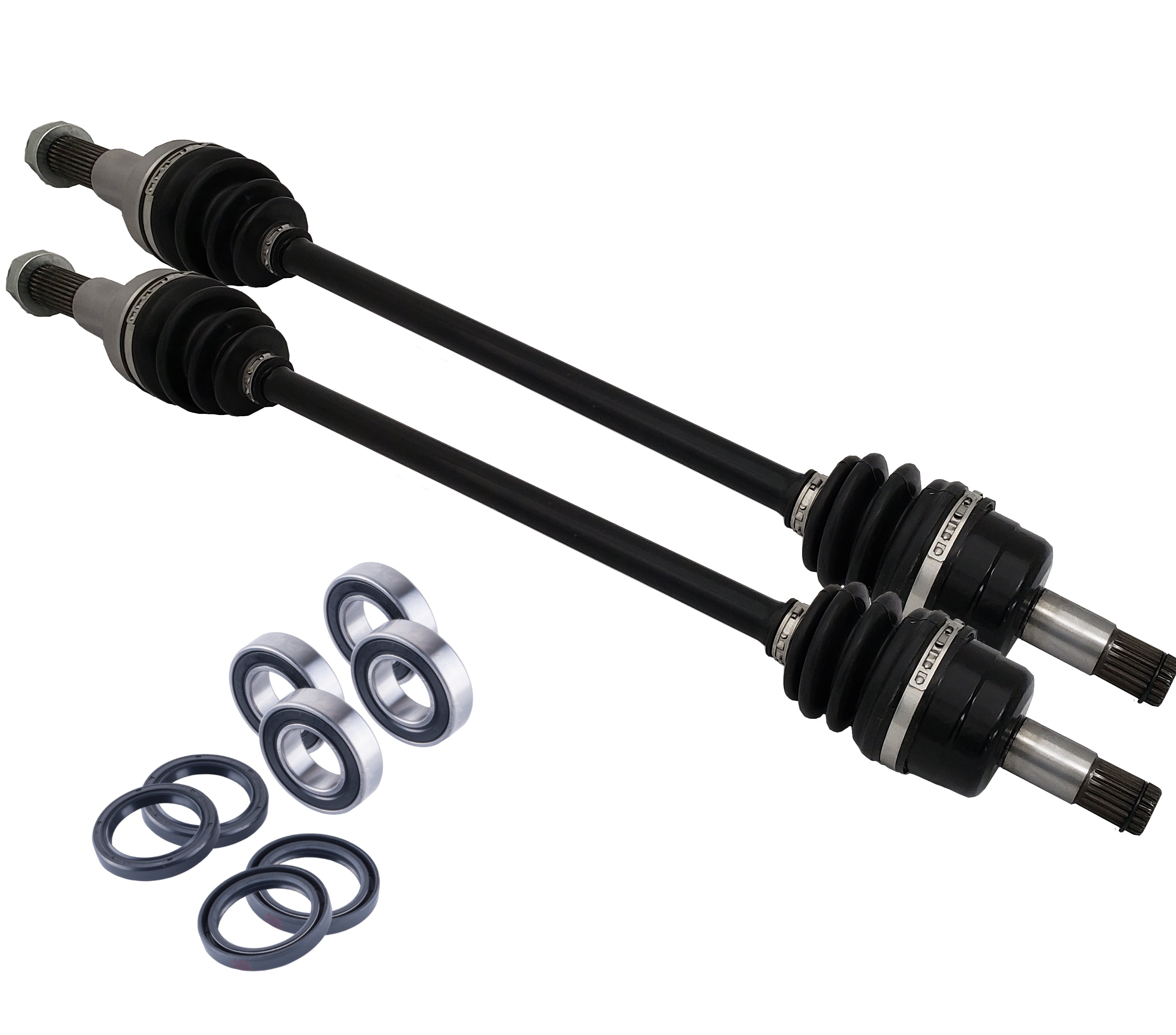 Yamaha Viking Wolverine Front Axles and Wheel Bearing Set 2014 - 2026