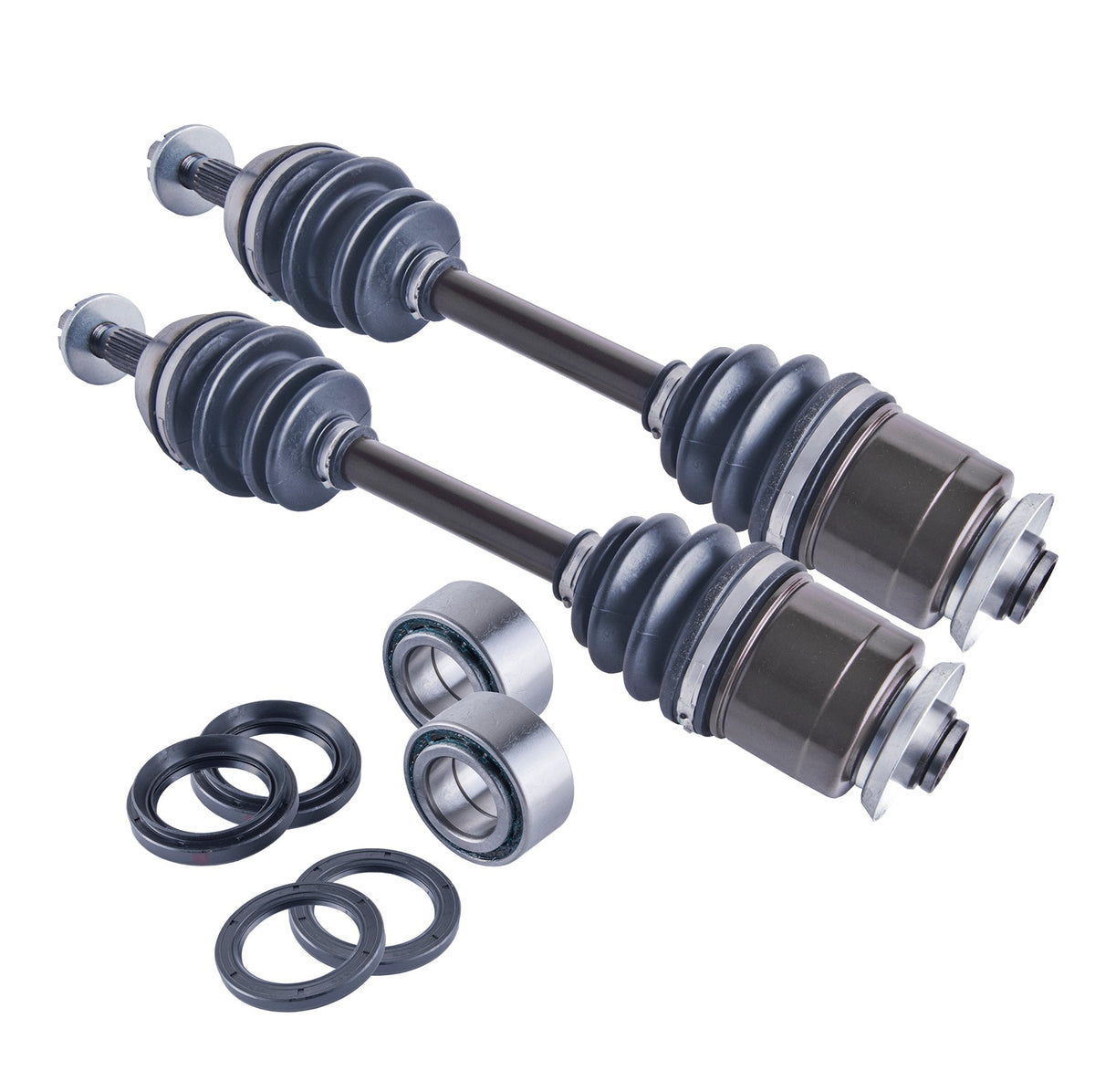 Arctic Cat 250 300 400 500 Front Axles and Wheel Bearing Set & Seals Set