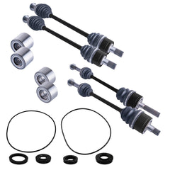 Kawasaki Teryx 750 Front & Rear CV Axles Wheel Bearings Differential Seals Bundle