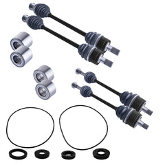 Kawasaki Teryx 750 FI Front & Rear CV Axles Wheel Bearings Differential Seals Bundle