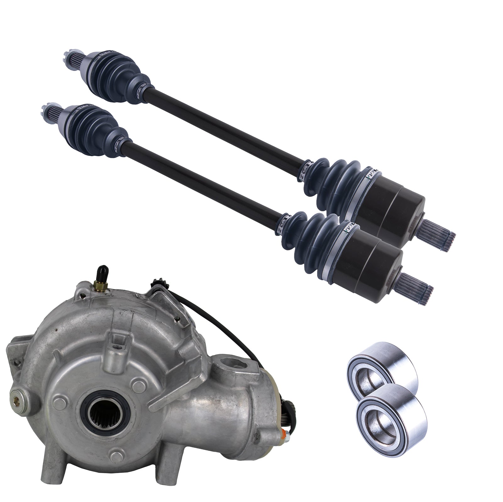 Polaris Ranger 500 700 800 Front Differential Axles & Wheel Bearing Bundle