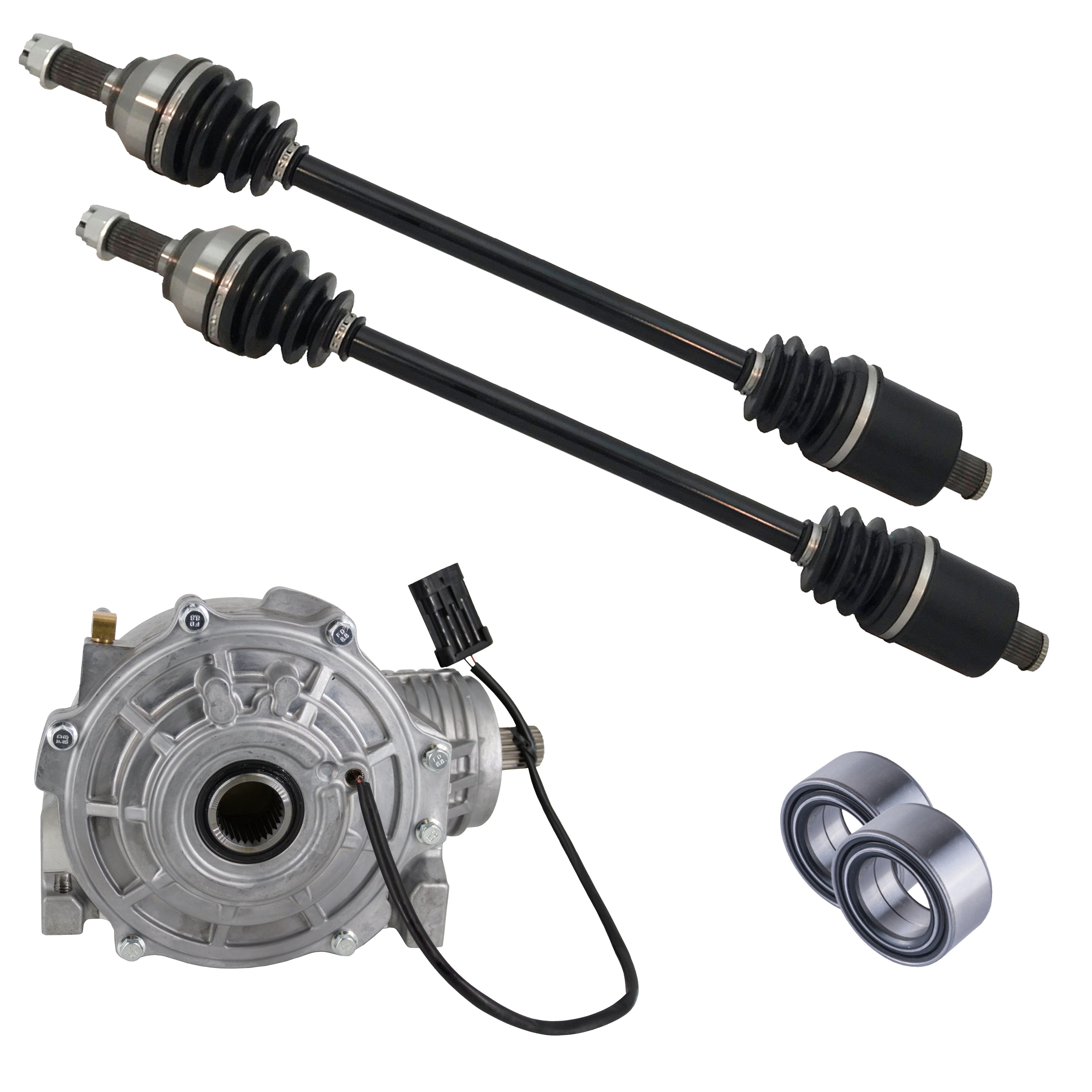 Polaris RZR XP RS1 Front Differential Axles & Wheel bearings Bundle