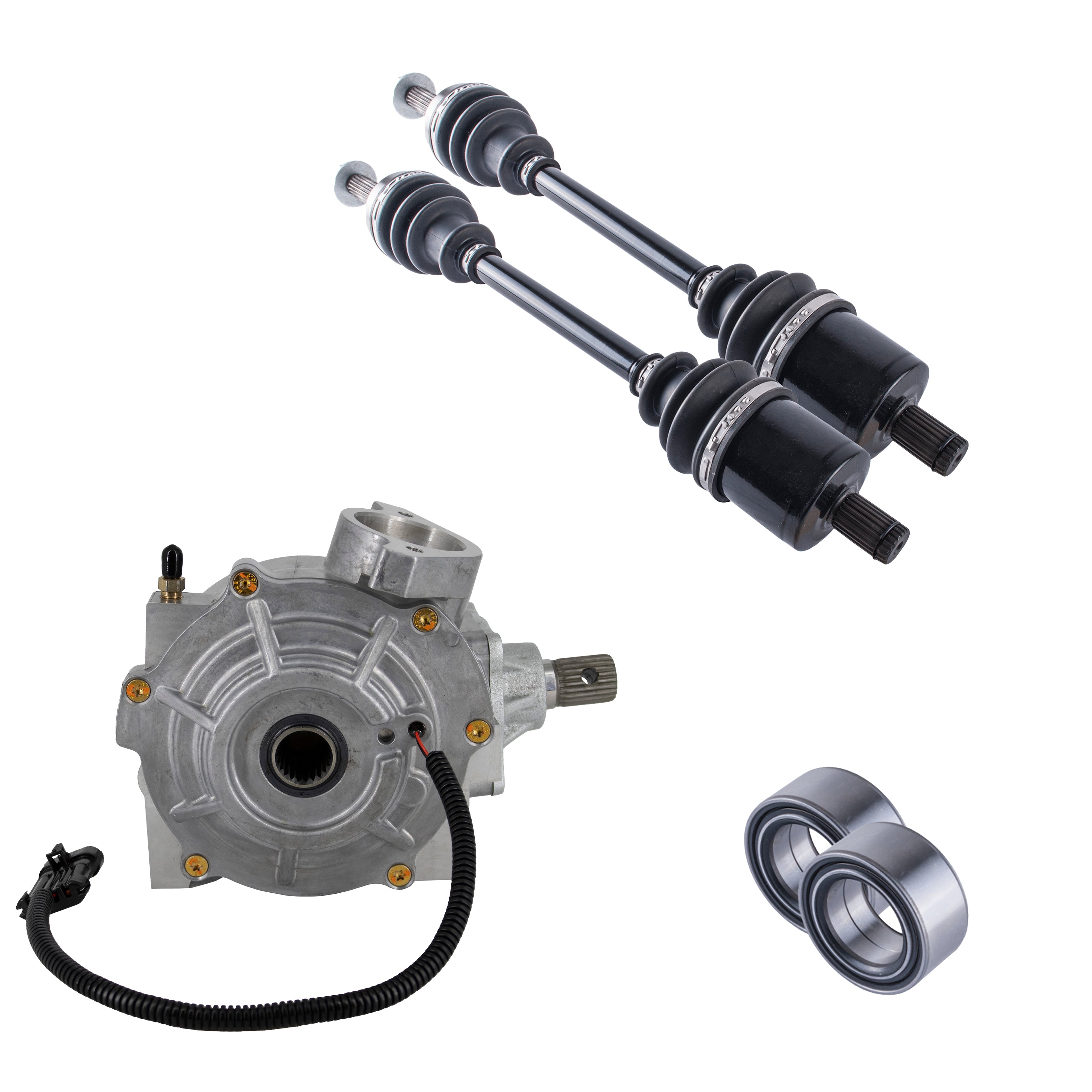 Polaris Ranger 570 MidSize Front Differential Axles & Wheel Bearings Bundle