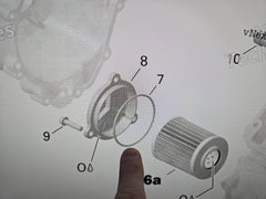 CANAM VTWIN OIL FILTER COVER O RING