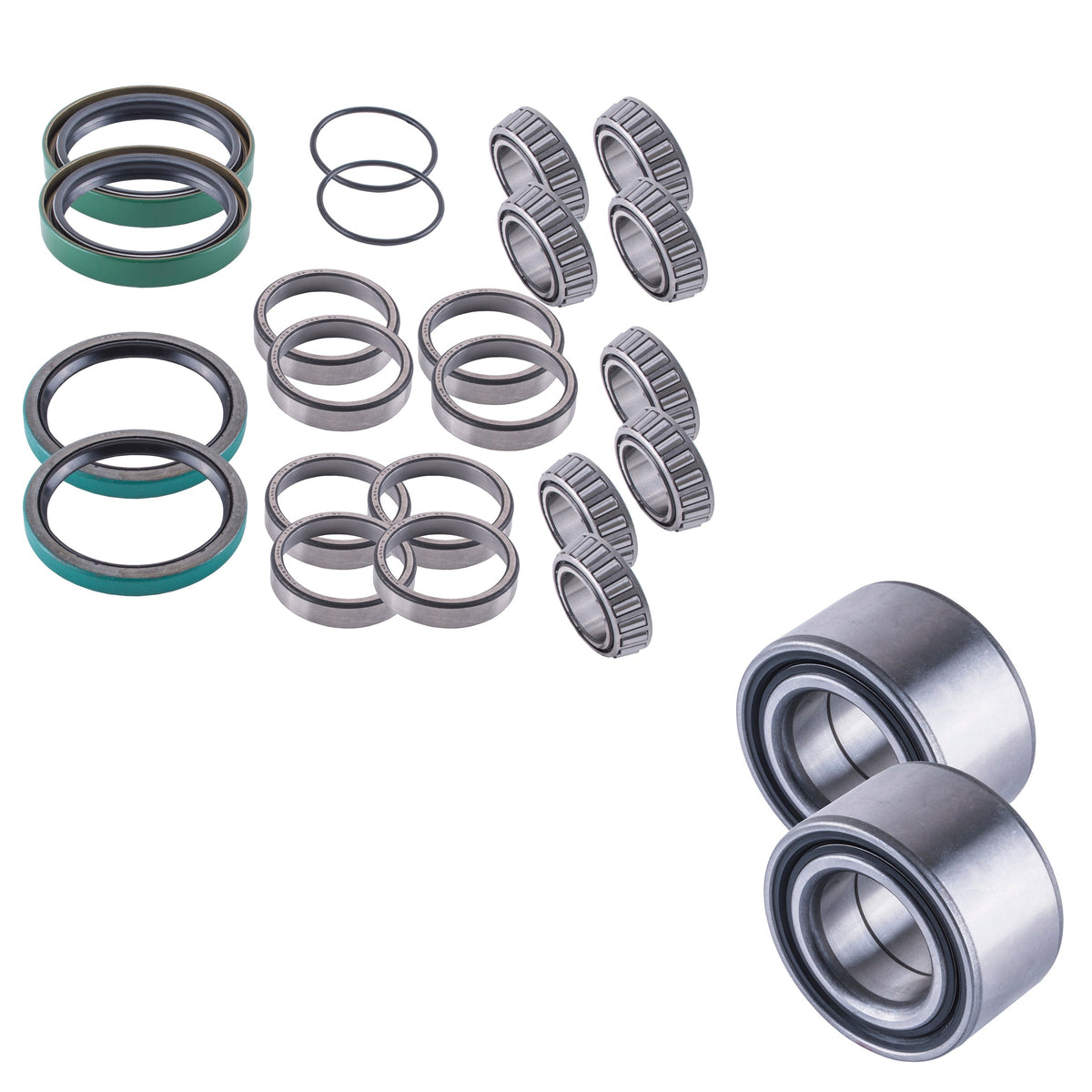 Polaris ATV Front Wheel Bearings & Seals Kit 3554506, 3554509, 3610019, 3610028, 3554507, 5410470