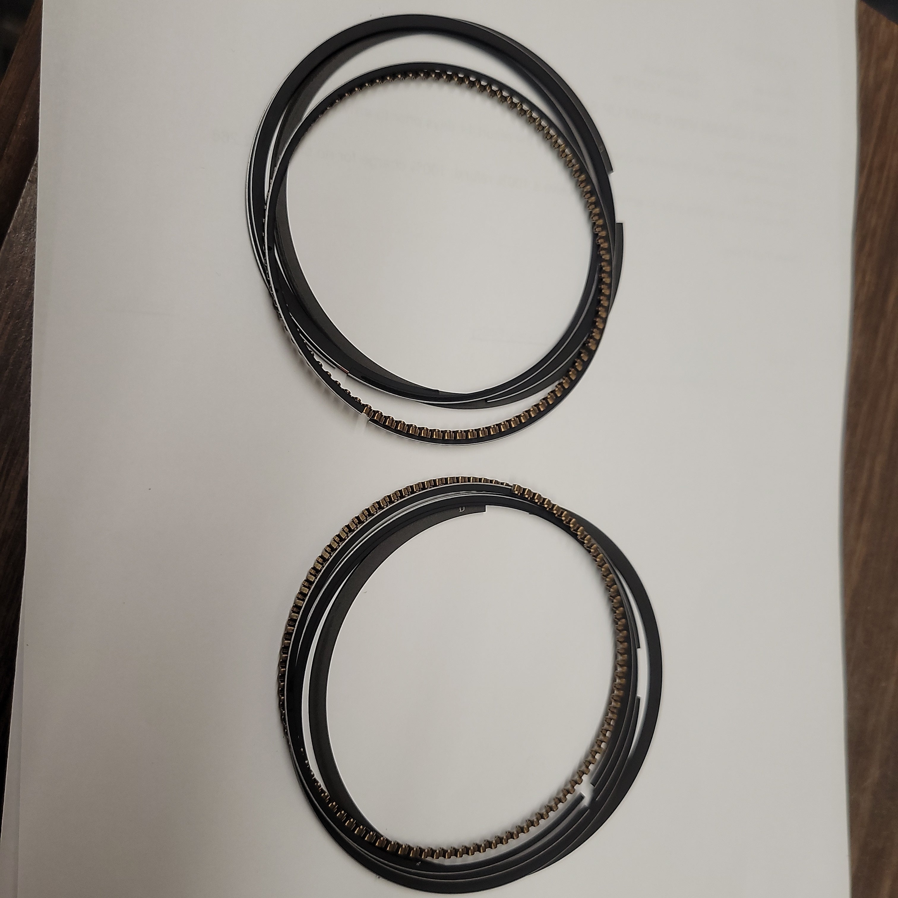 1000 or 800 PISTON RING SET