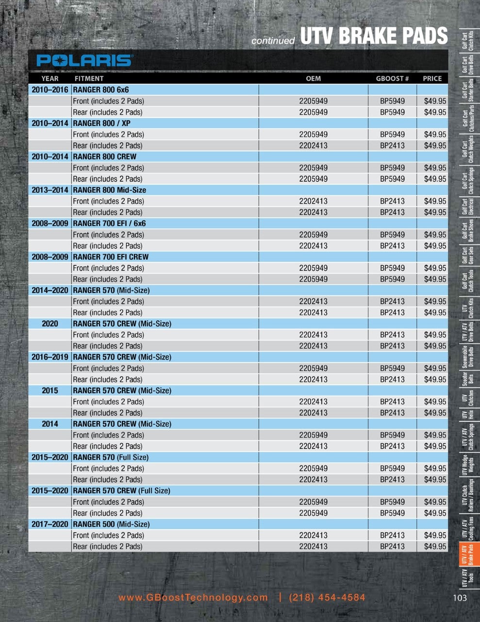 BP2HC805 - Extreme Duty Brake Pads - YAMAHA
